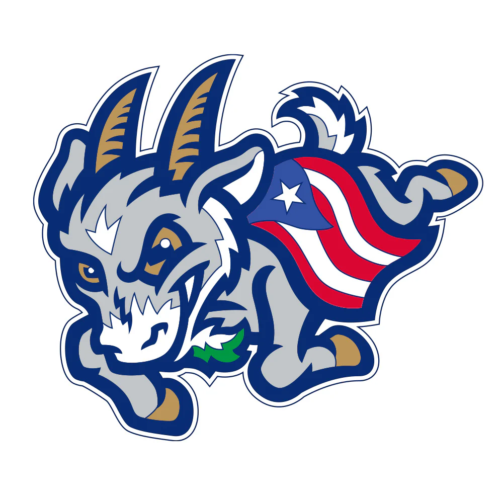 Hartford Yard Goats Charging Goat Puerto Rican Lapel Pin