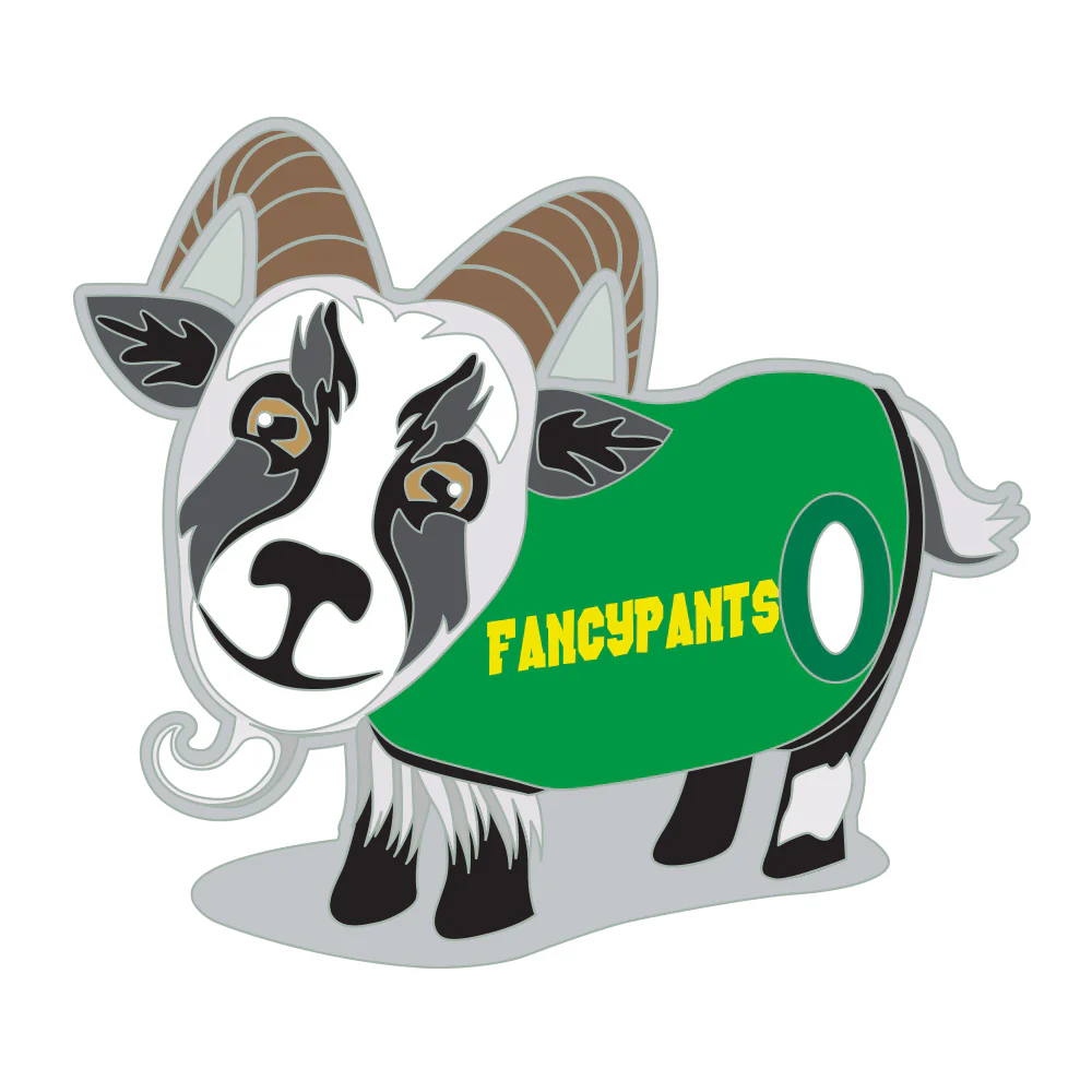 Hartford Yard Goats Fancy Pants Lapel Pin