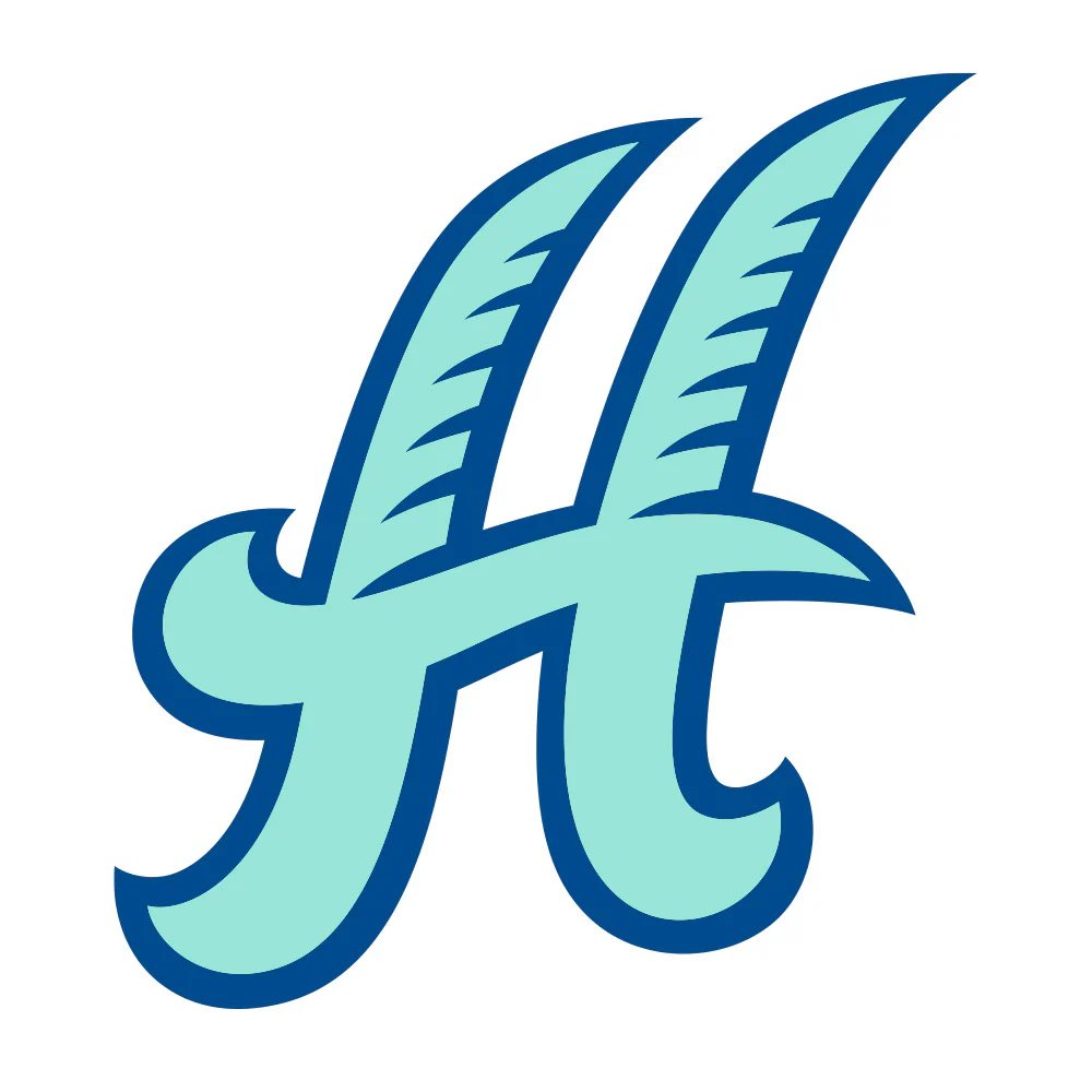 Hartford Yard Goats Glow in the Dark Lapel Pin - H Logo