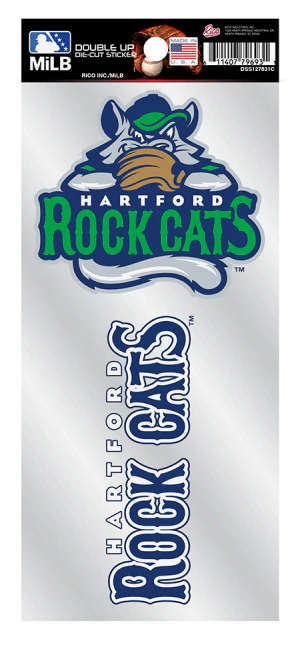 Hartford Rock Cats Double-Up Stickers