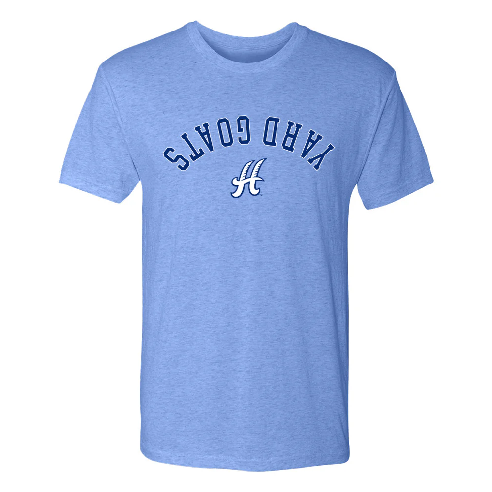 Hartford Yard Goats 108 Stitches Upside Down Tee