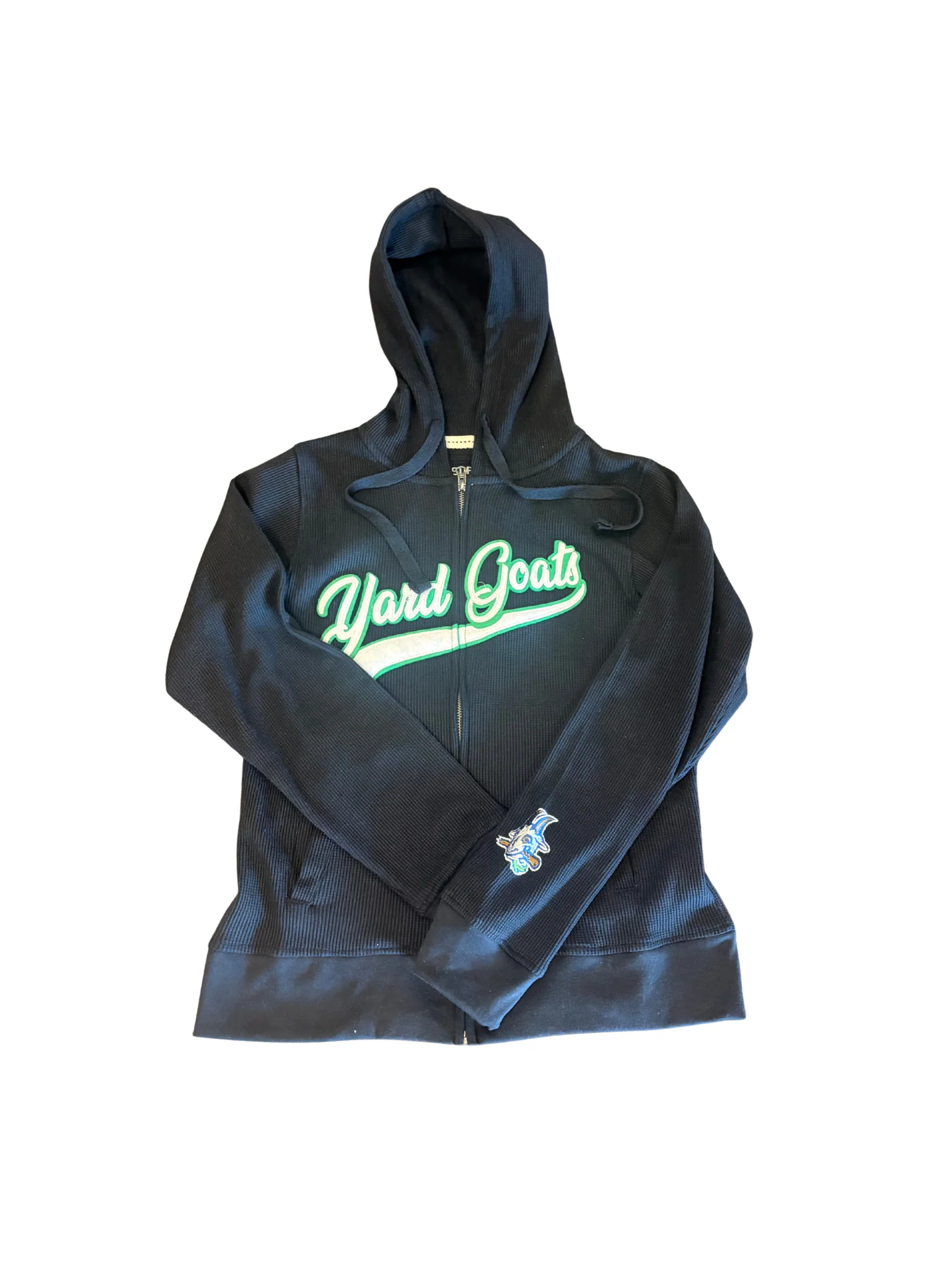 Hartford Yard Goats Soft As A Grape Navy Full Zip Hoodie