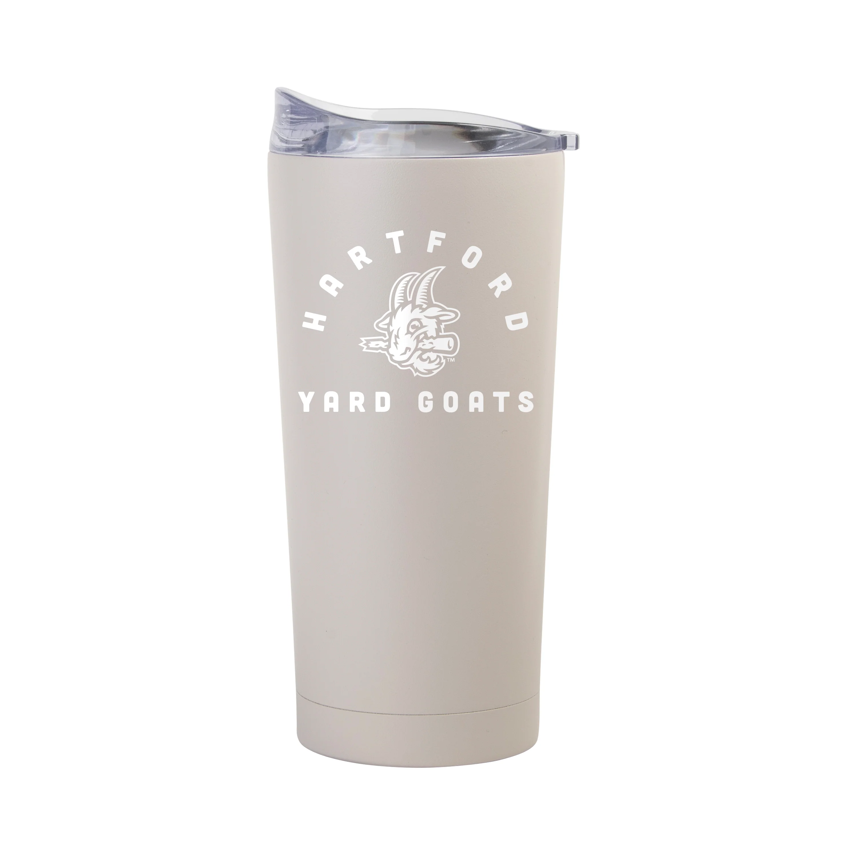 Hartford Yard Goats Logo Brands 20oz Sand Tumbler