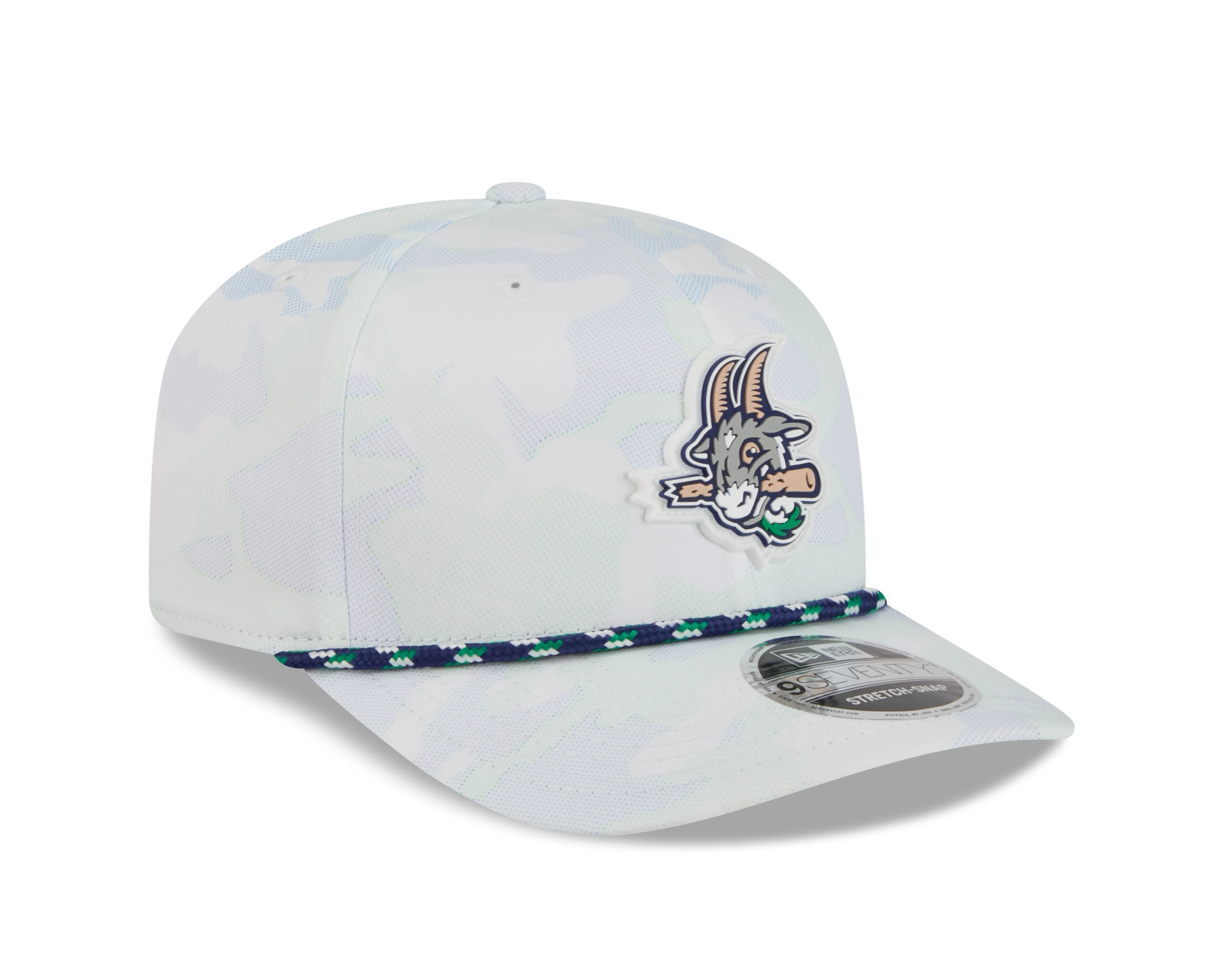 Hartford Yard Goats New Era Camo Rope Snapback - Image 3