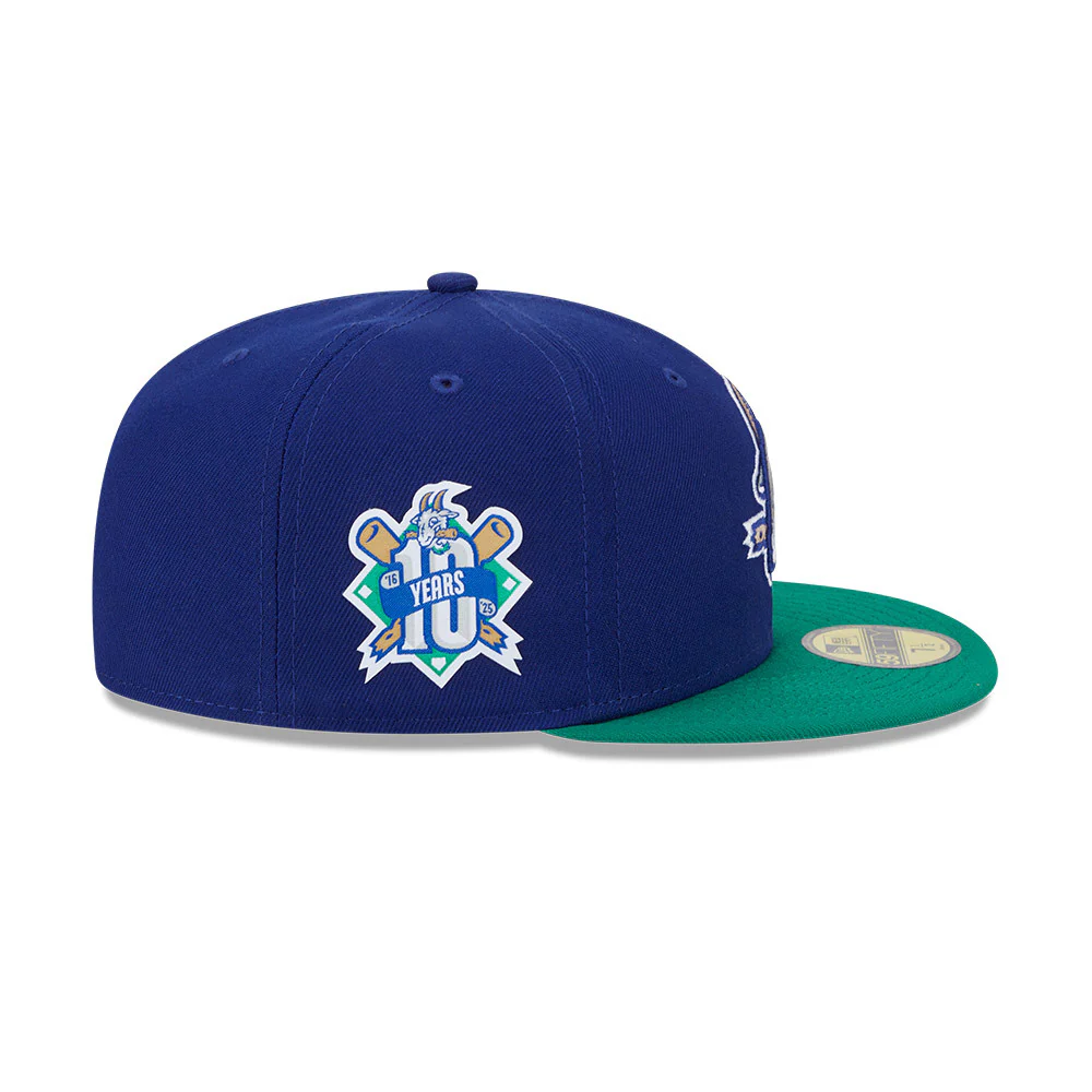 Hartford Yard Goats New Era On-Field Home Cap - 10 Year Patch - Image 4