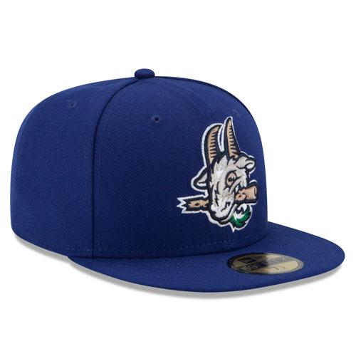 Hartford Yard Goats New Era On-Field Road Cap in Royal Blue - Image 3