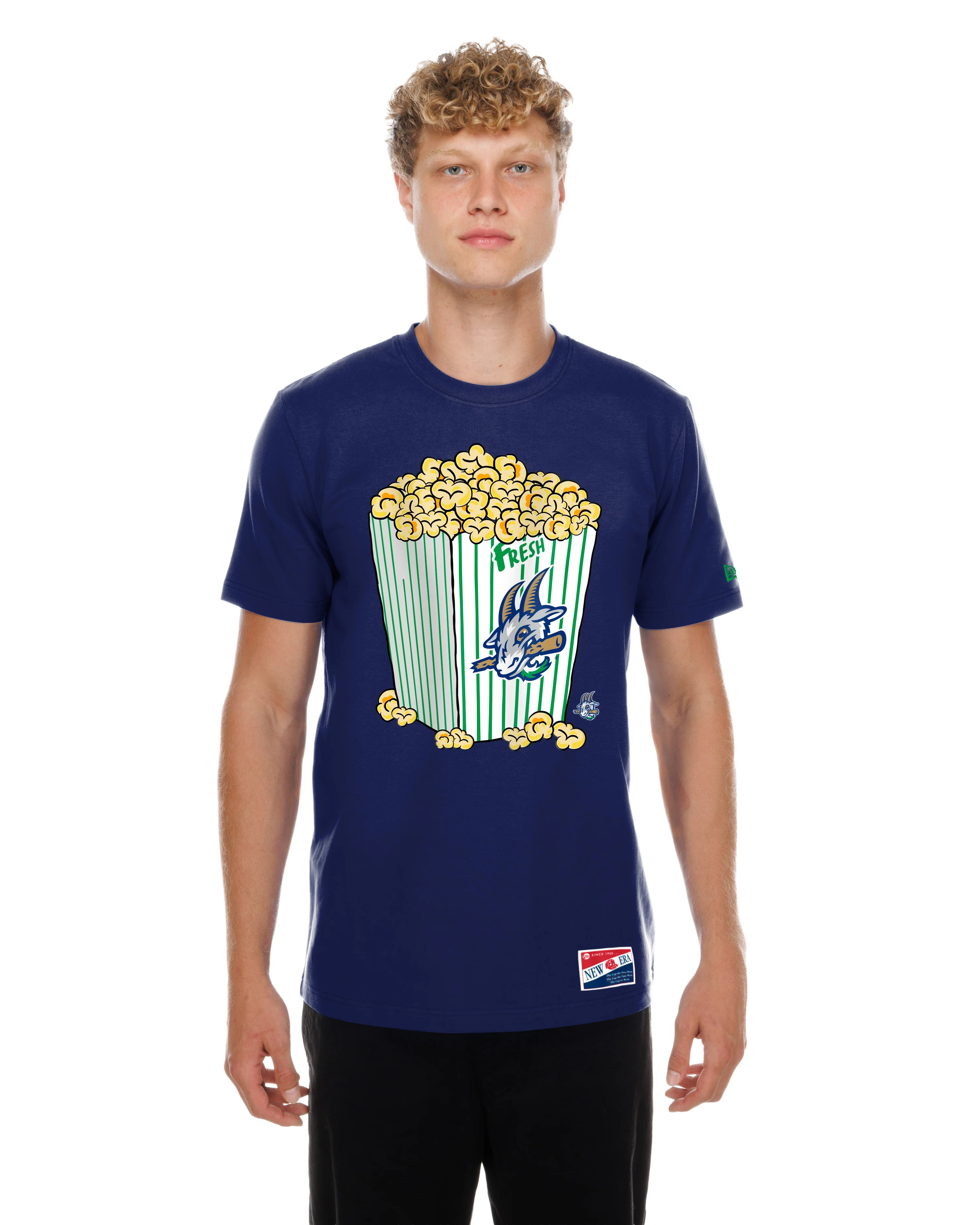 Hartford Yard Goats New Era Popcorn Tee