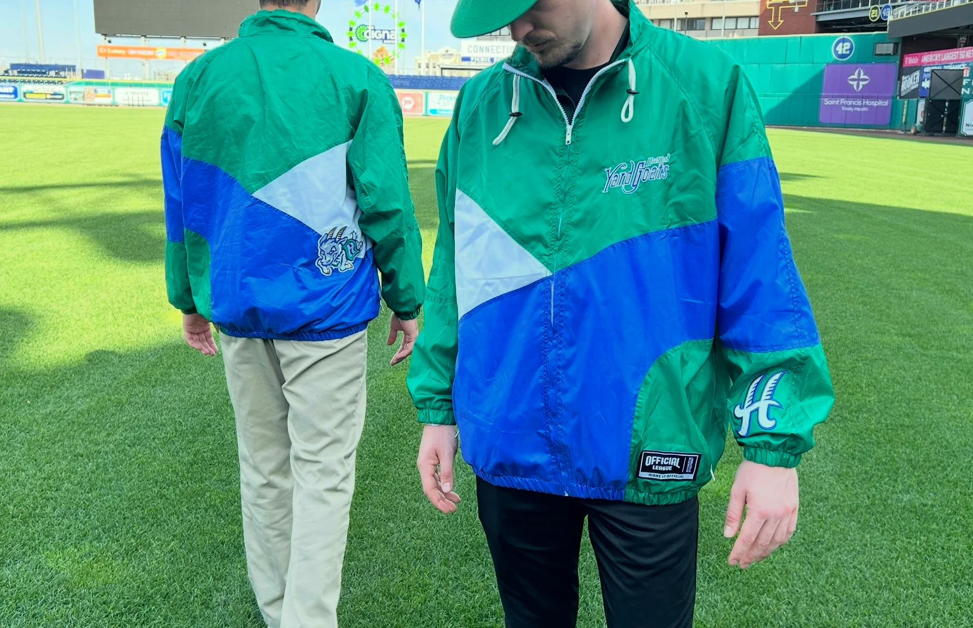 Hartford Yard Goats Official League Chute Jacket - Image 4