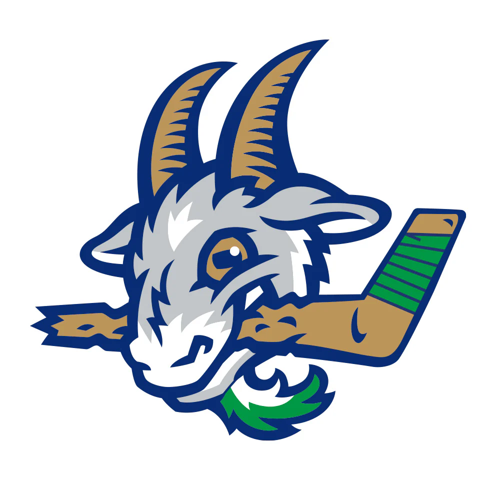 Hartford Yard Goats Hockey Goat Logo Pin