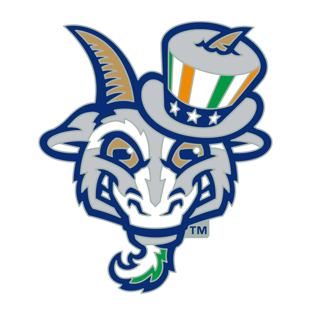 Hartford Yard Goats Irish Uncle Sam Lapel Pin