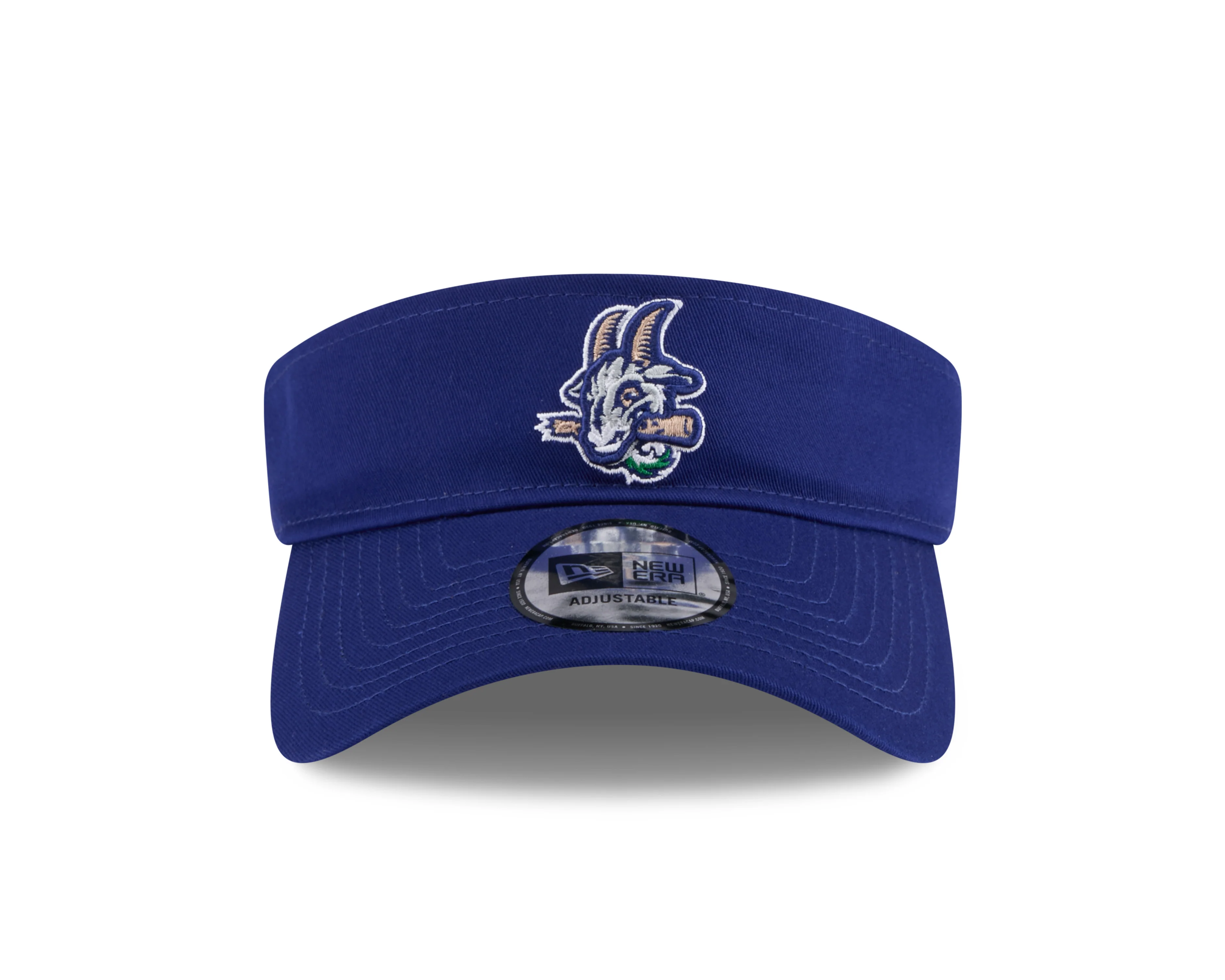 Hartford Yard Goats New Era Adjustable Royal Visor - Image 2
