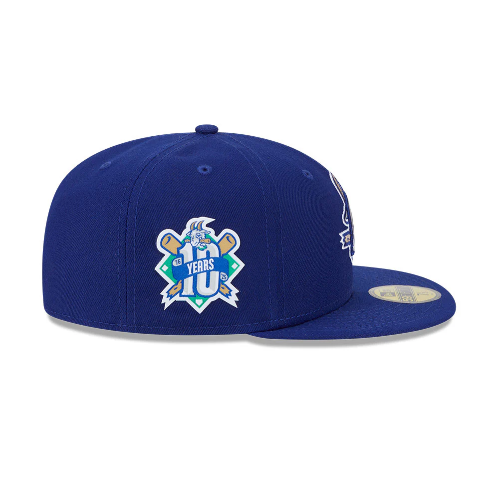 Hartford Yard Goats New Era On-Field Road Cap - 10 Year Patch - Image 4