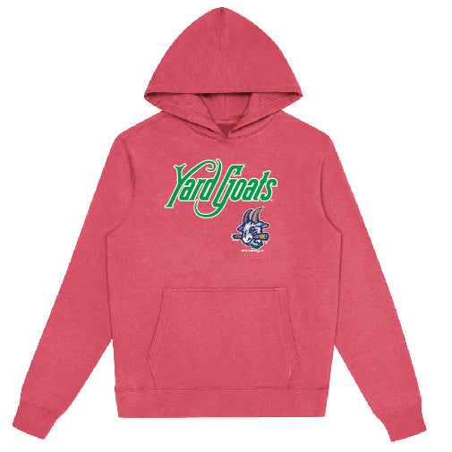 Hartford Yard Goats Soft As A Grape Youth Hooded Sweatshirt - Crimson